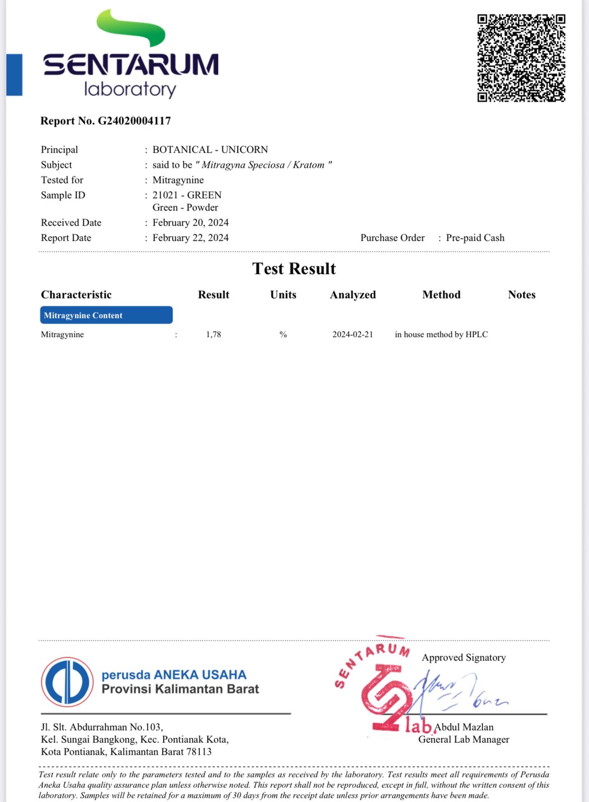Lab Testing 1